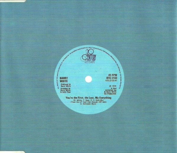 You're The First, The Last, My Everything